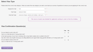 Hướng dẫn điền tờ khai visa anh