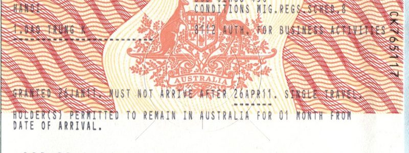 Lý do xin visa du lịch Úc